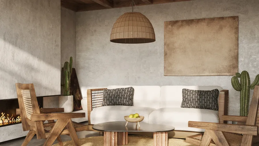 stylish living room interior with design furniture elegant accessories and