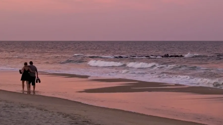 sunset walk