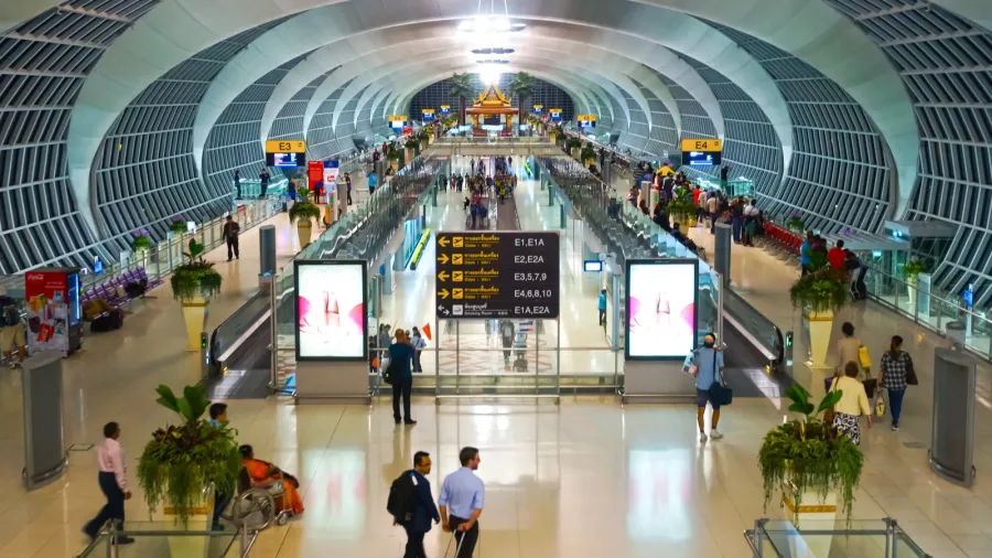 suvarnabhumi airport interior