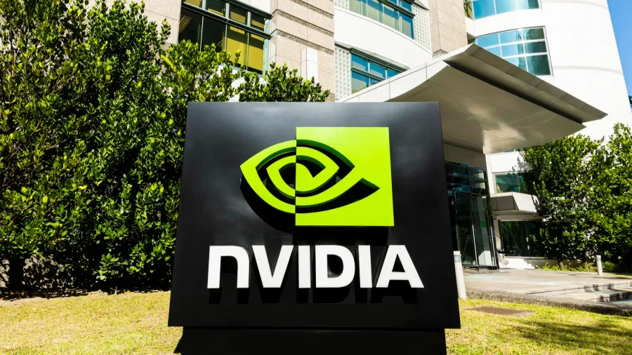 taipei taiwan november 23 2023 closeup of the nvidia corporation