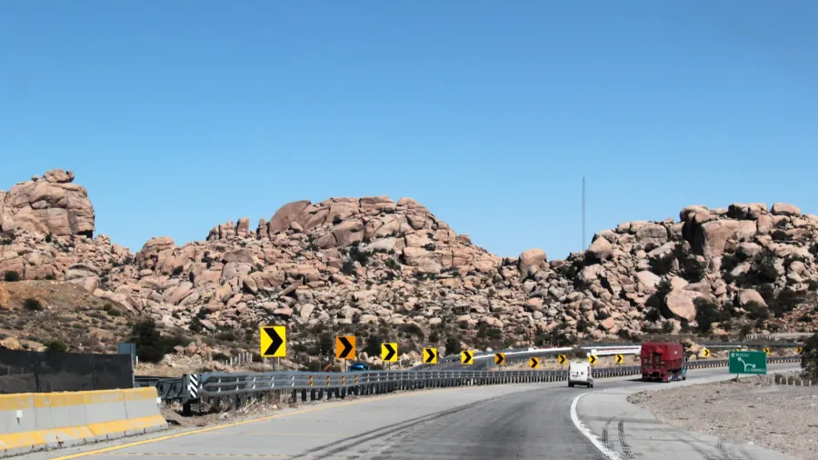 tecate baja california mexico  mar 18 2025 trailers travel