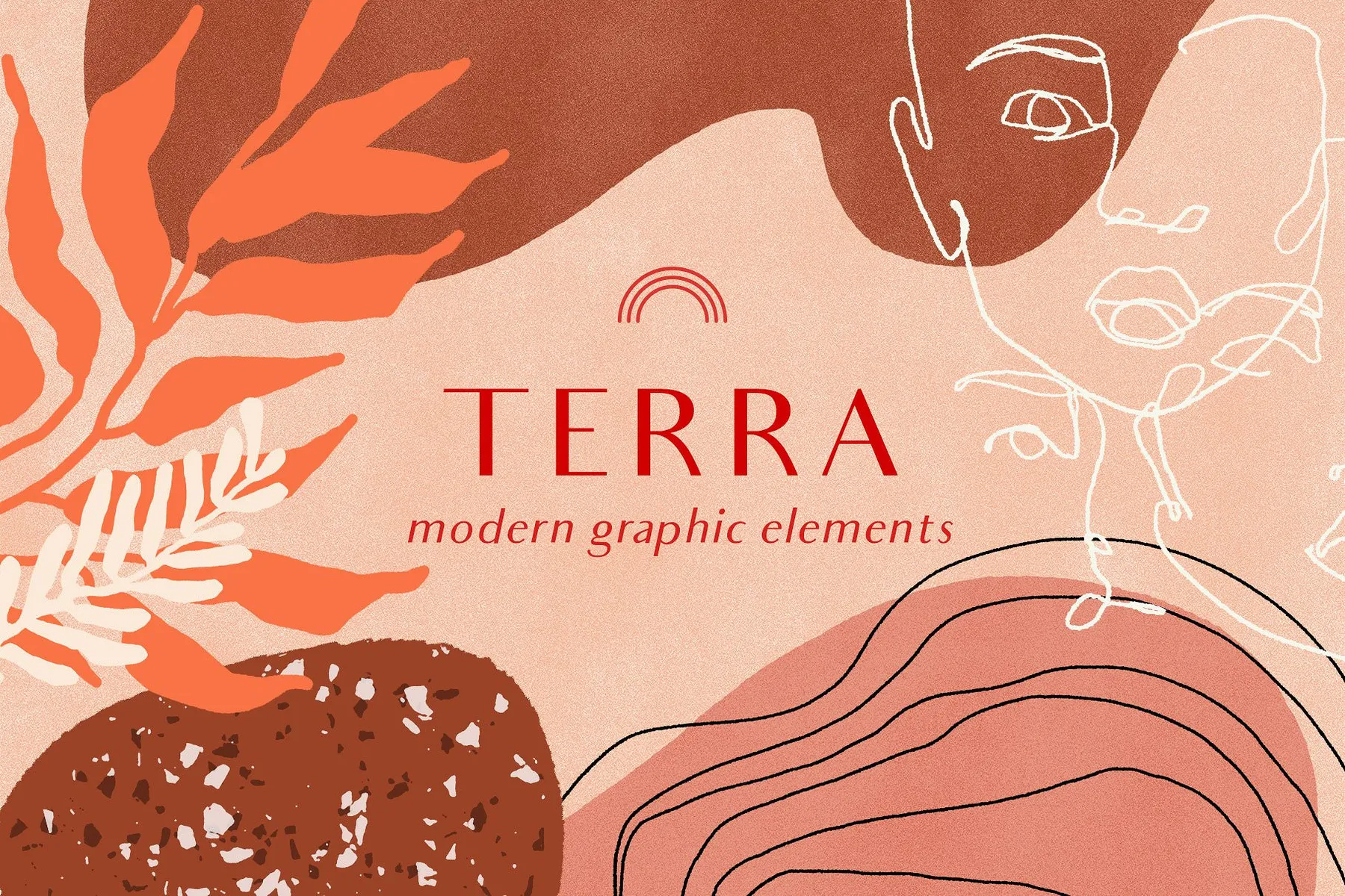 Modern graphic elements for graphic designers.