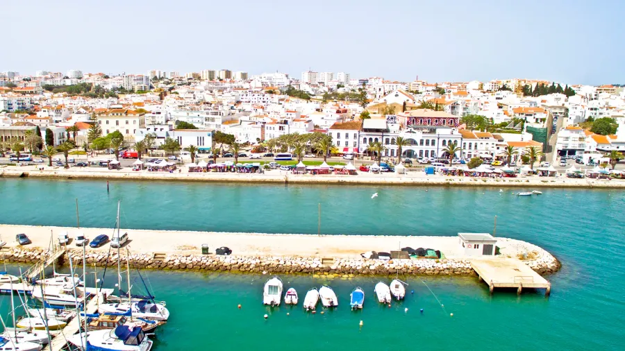 the harbor and the village lagos