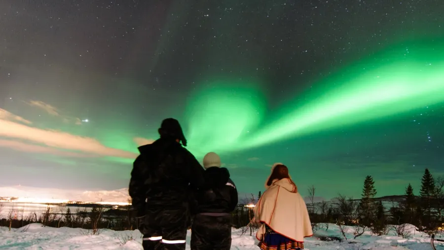the polar lights in norway