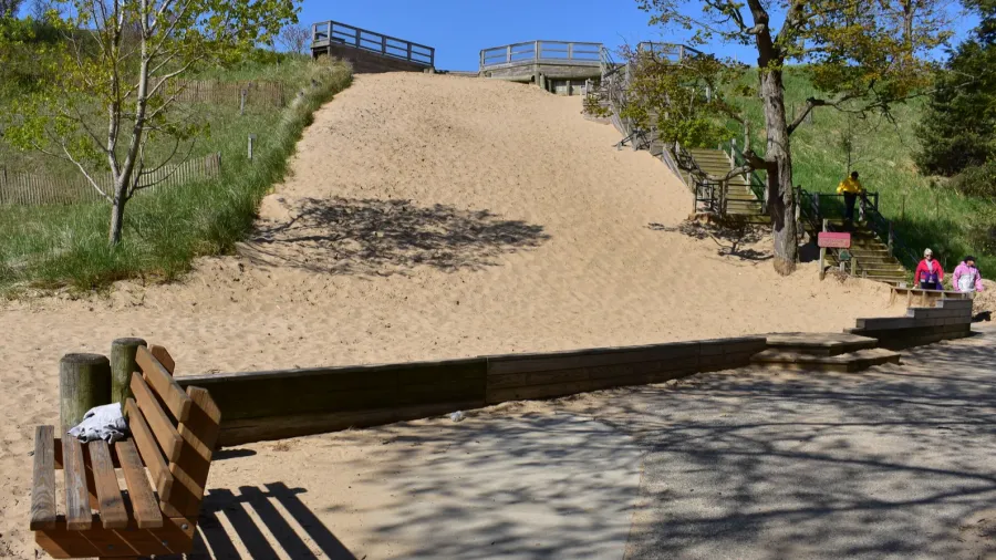 the sand hill at tunnel park