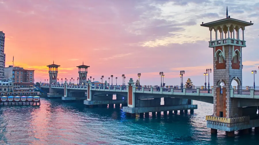 the stanley bridge alexandria egypt