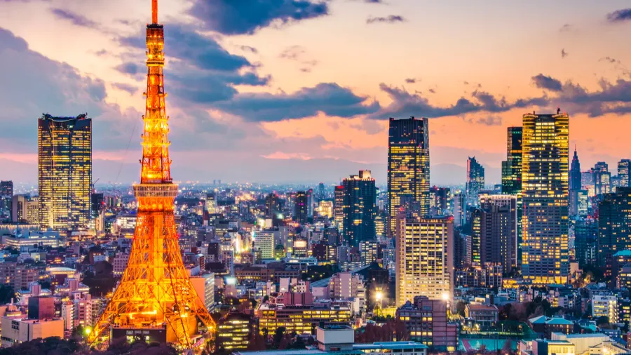 tokyo japan at tokyo tower