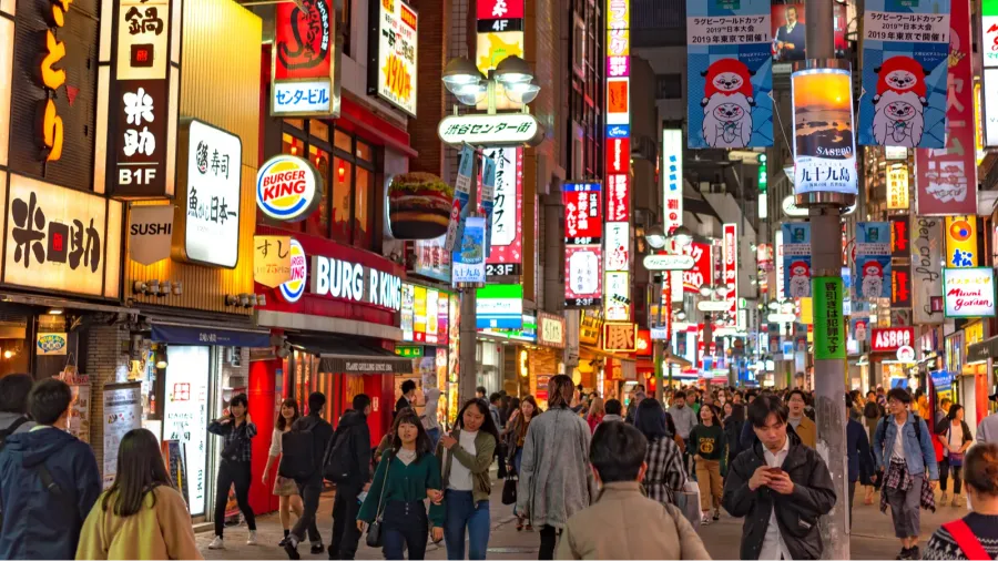 tokyo japan oct 31 2018  crowd of people in