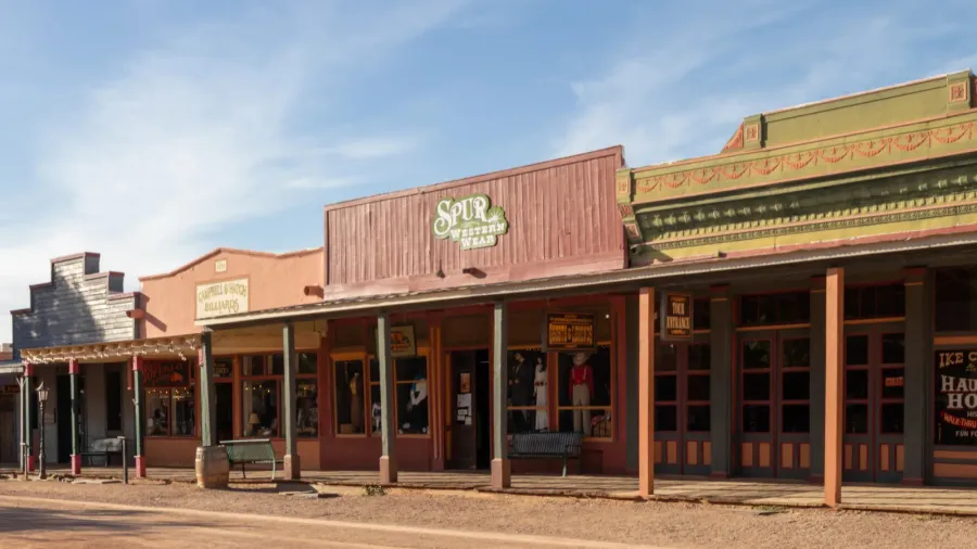 tombstone arizona united states  april 18 2022 exterior of