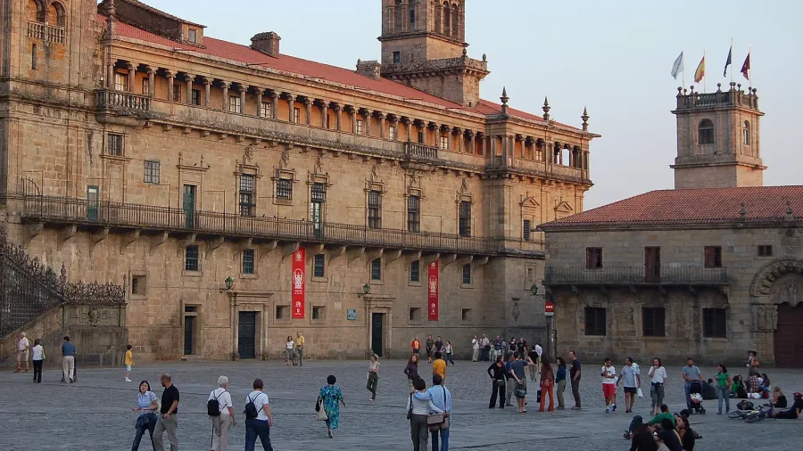 tower of la vela  santiago de compostela