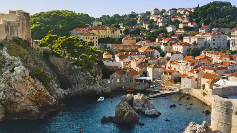 town dubrovnik in croatia