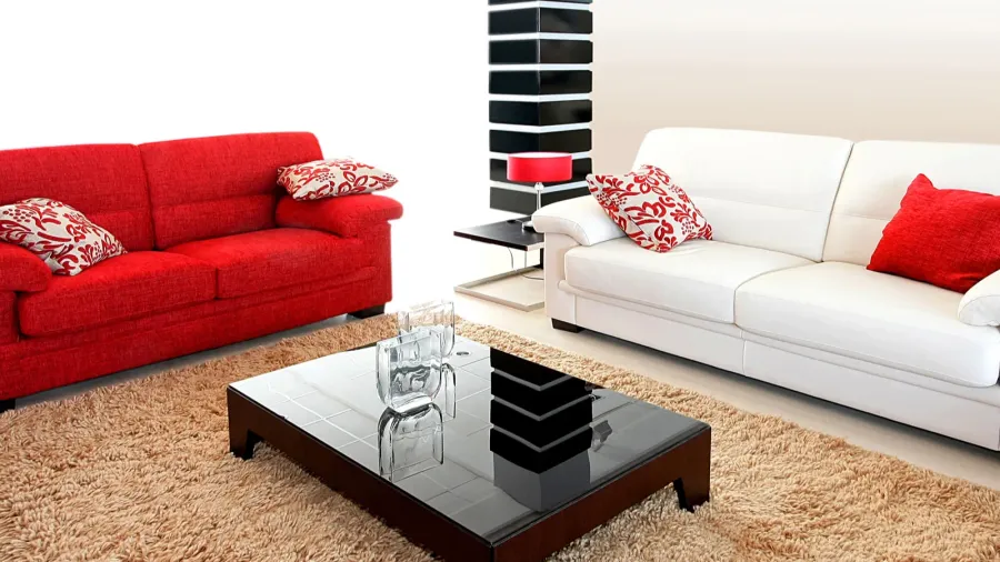two sofas