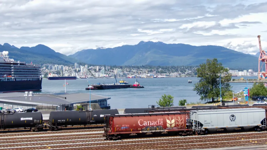 vancouver canada  june 10 2019 view of west coast