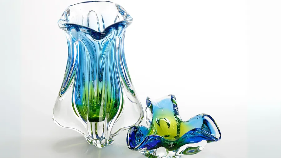 Colored glassware