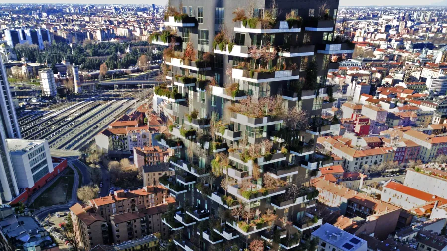 vertical forest milan porta nuova skyscraper residences italy
