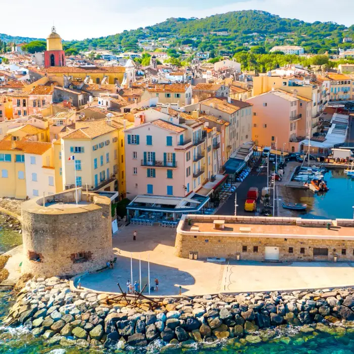 The French Riviera luxury towns made famous by Grace Kelly and movies