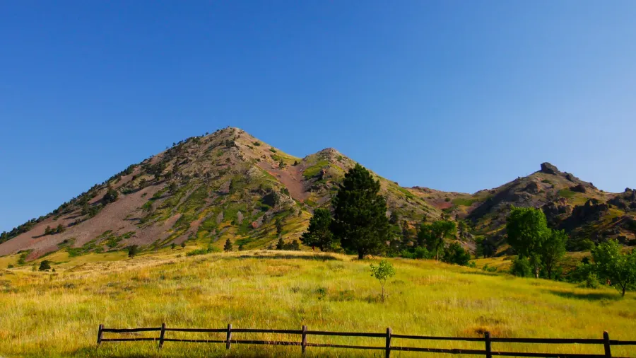 views at bear butte state park south dakota