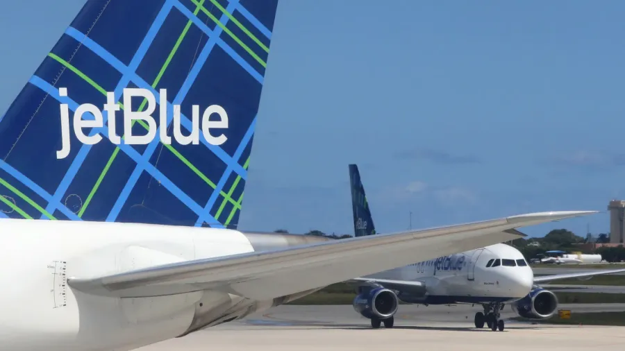 west palm beach florida  march 31 2019 jetblue tail