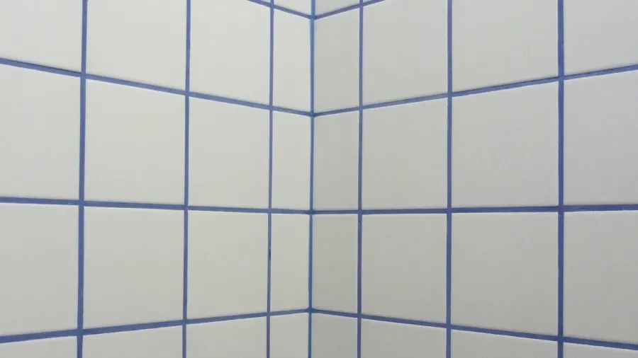 white and blue tiles texture