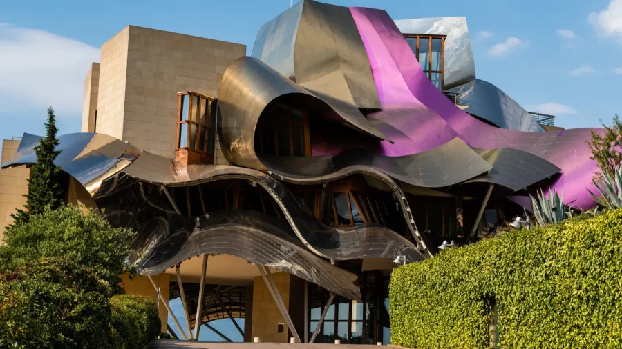 winery of marques de riscal in alava