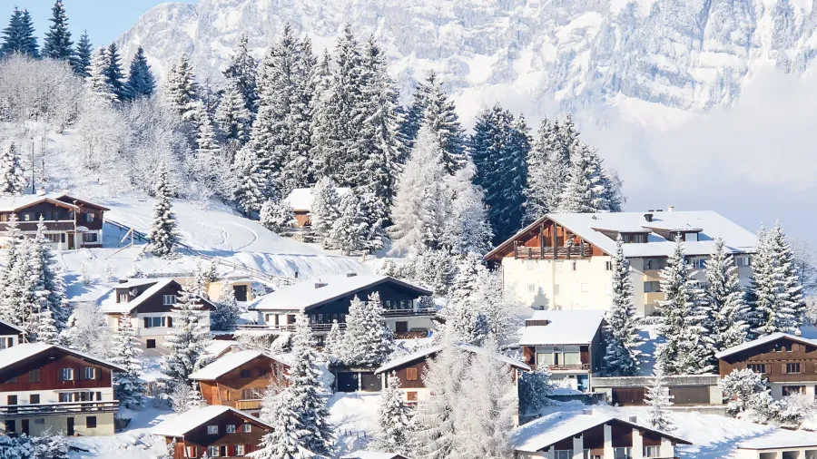 winter in the alps
