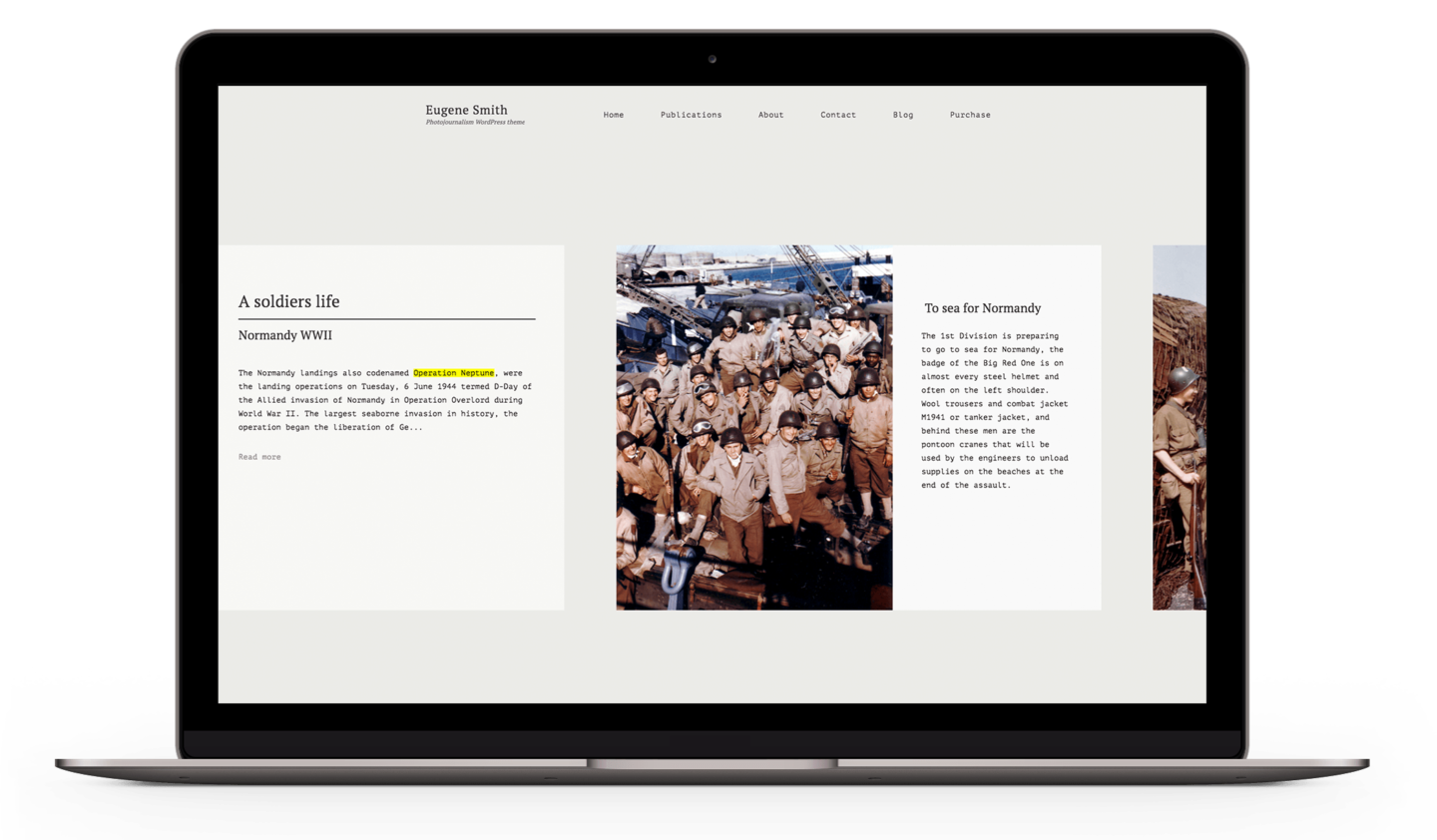 Eugene WordPress theme