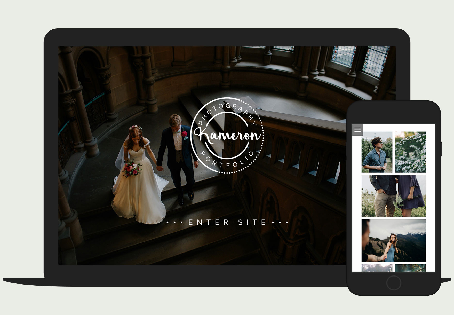Kameron Photography WordPress theme - responsive portfolio template