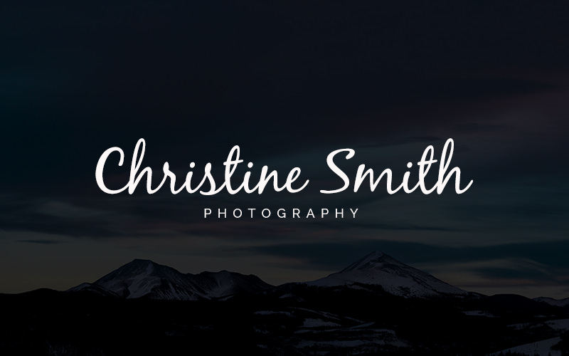 best fonts for photography logos