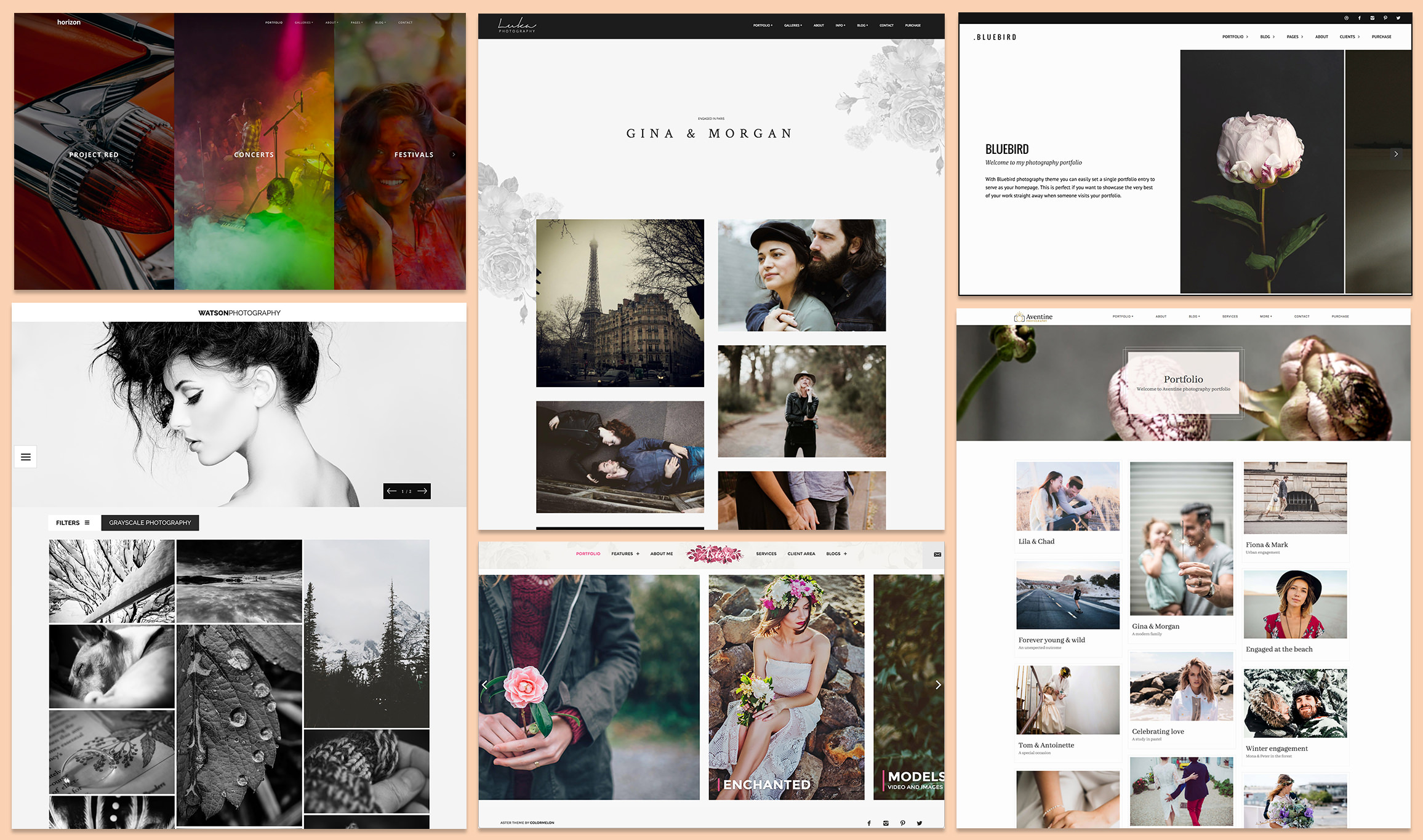 26 Photography Portfolio Examples For Inspiration Colormelon   Photography Wordpress Themes 