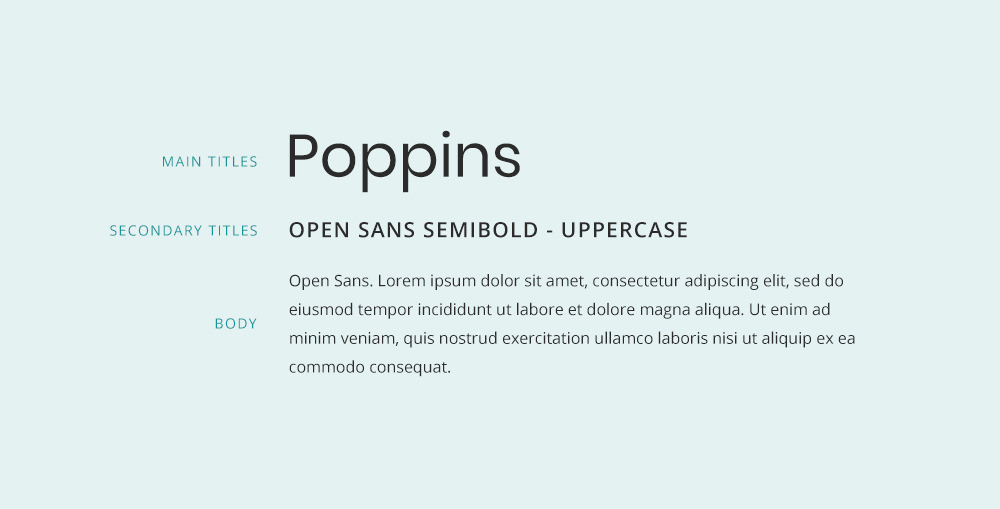 Poppins font pairing.