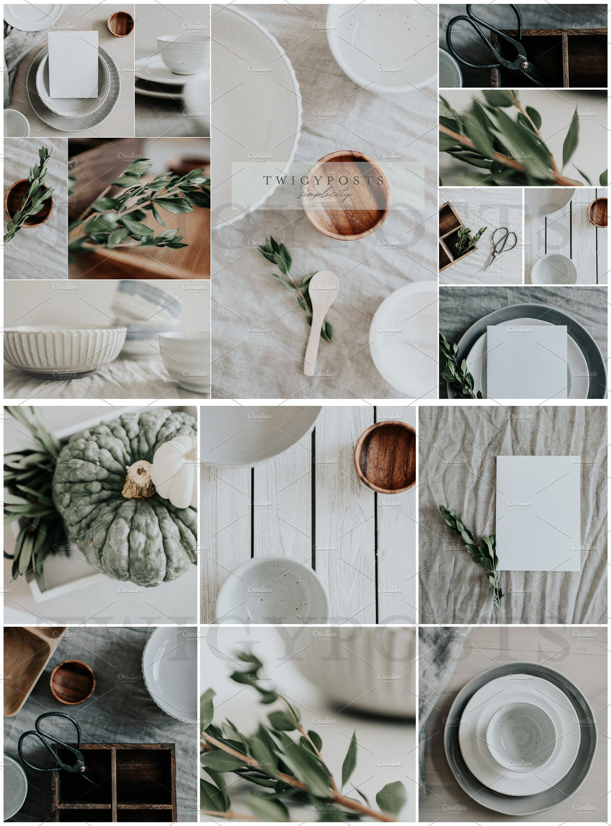 Large styled stock photography bundle.