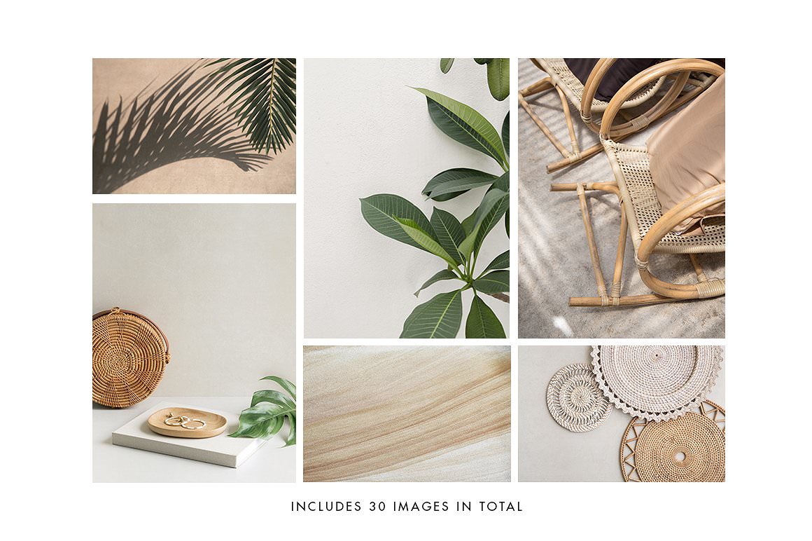 Styled stock photography with minimalist summer vibes.