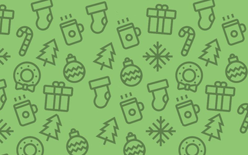 Cute Christmas themed icons.