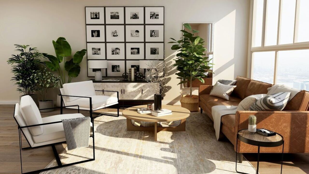 Indoor plants bring life and vitality to your living room