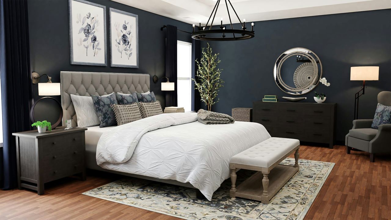Personalized bedroom furniture reflects individuality.