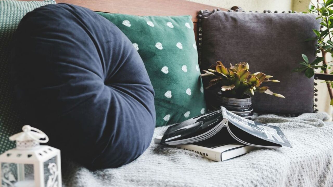 Add cushions to your reading nook for extra comfort and coziness.