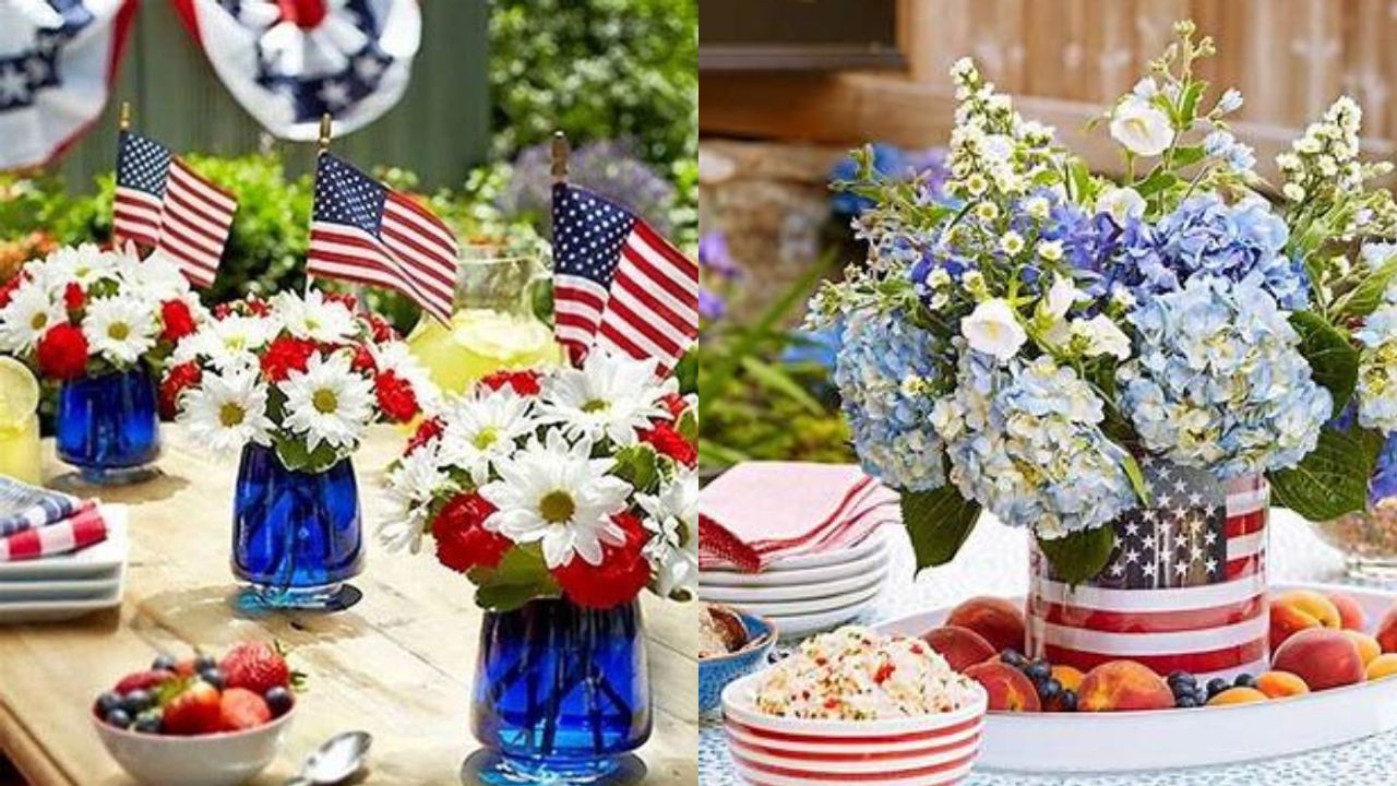 Flower Arrangements for Independence Day