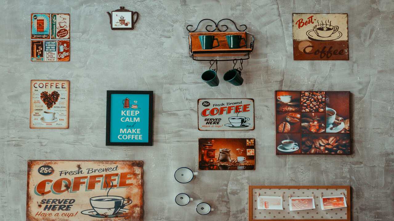 wall art for coffee lovers