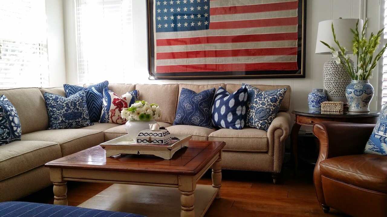 American themed Flags sofas