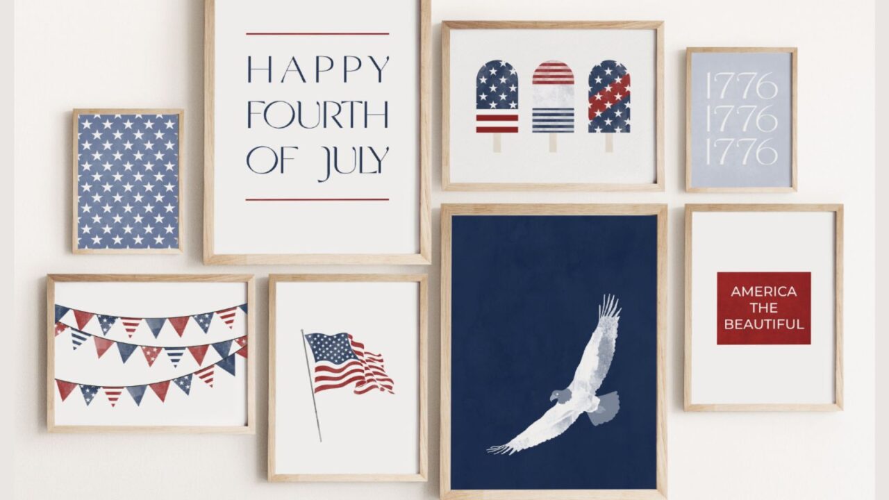 Wall frames independence day