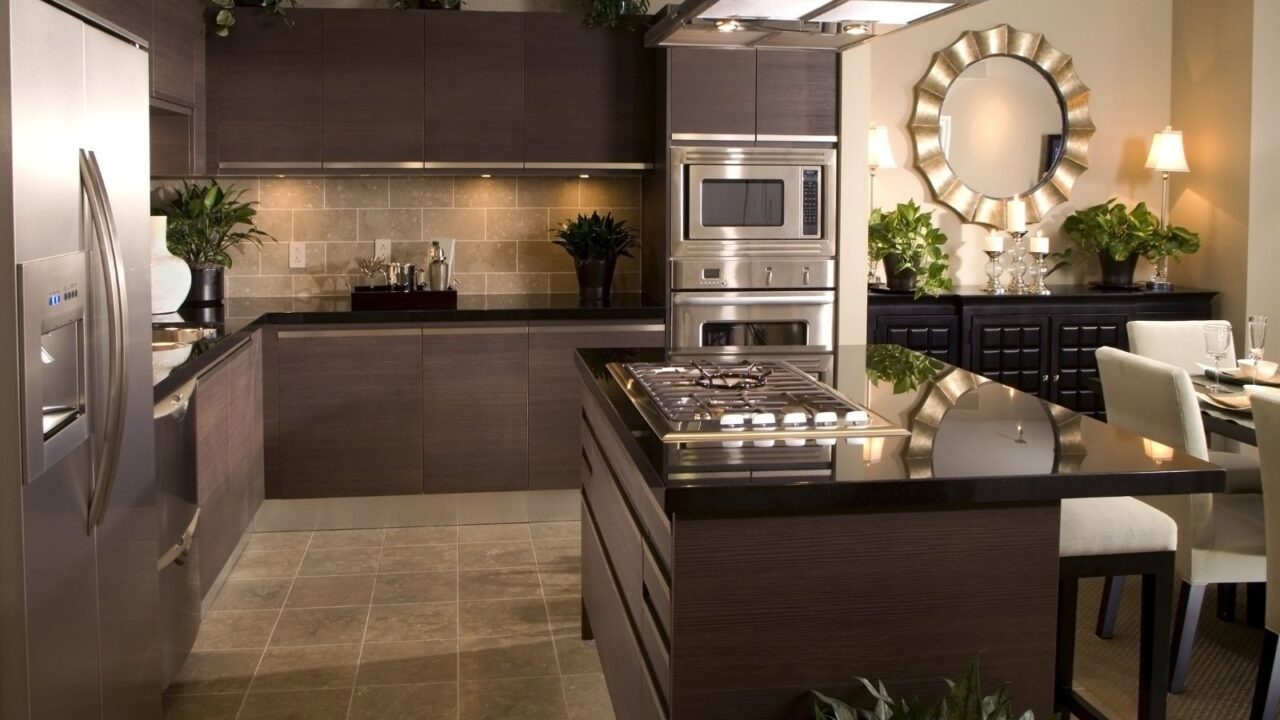 Kitchen with all necessary appliances