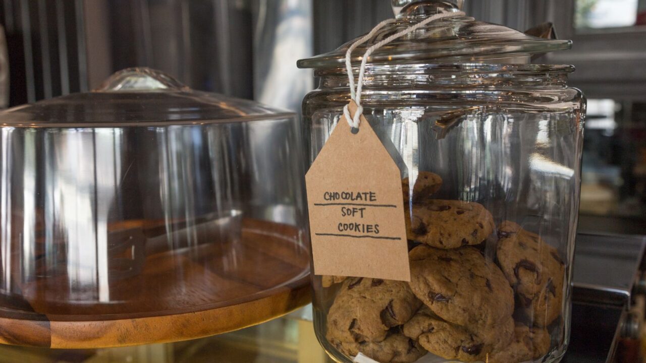 labeled cookie containers