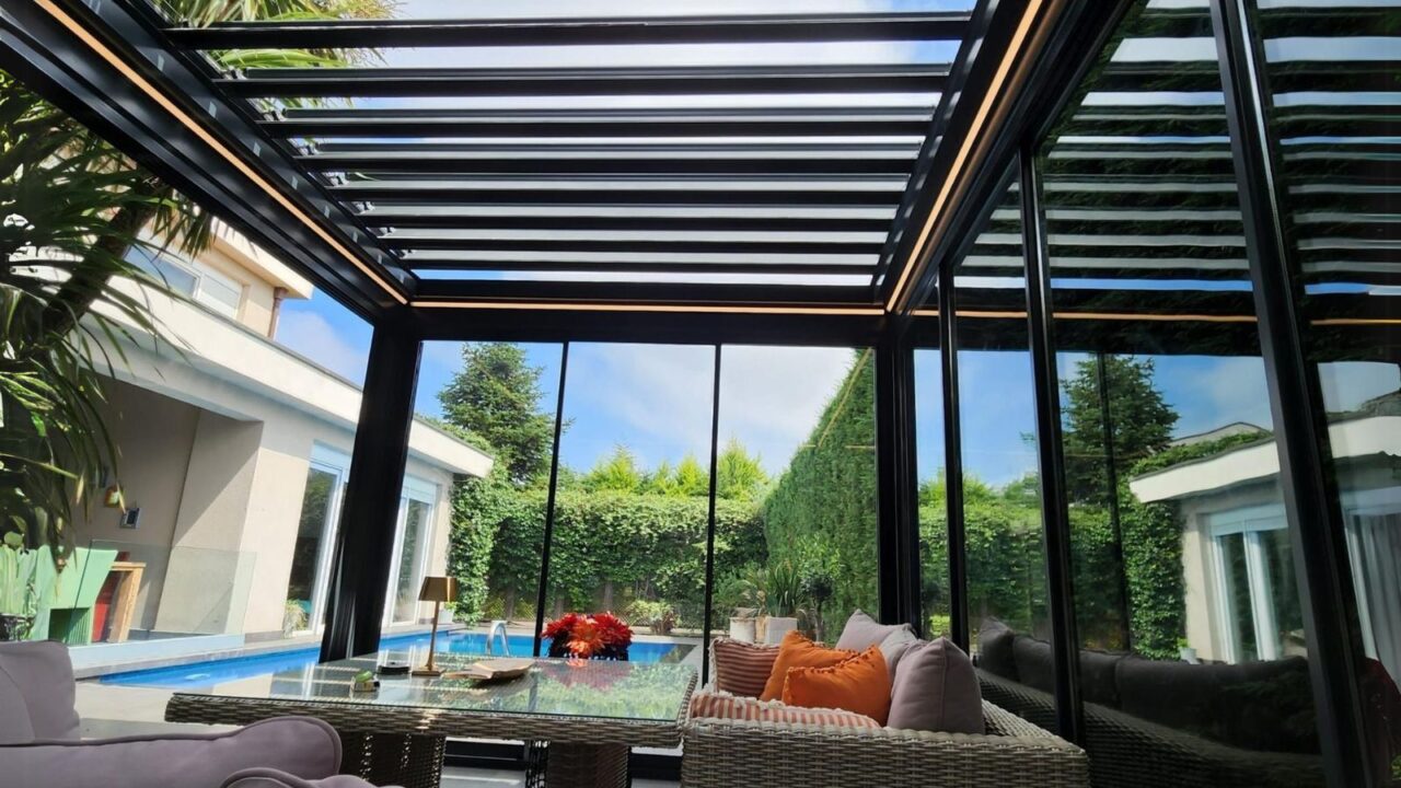 Pergola as shade