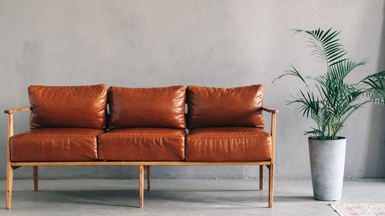 Leather sofas