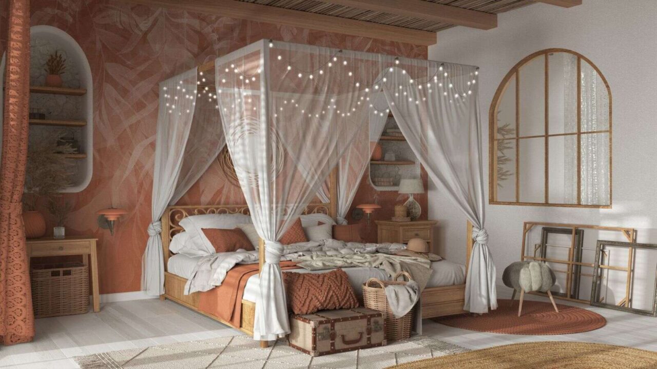 A french style bedroom