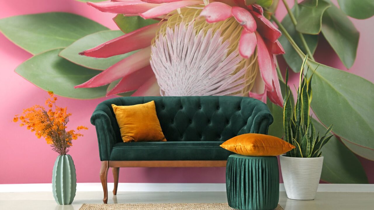 Floral wall art