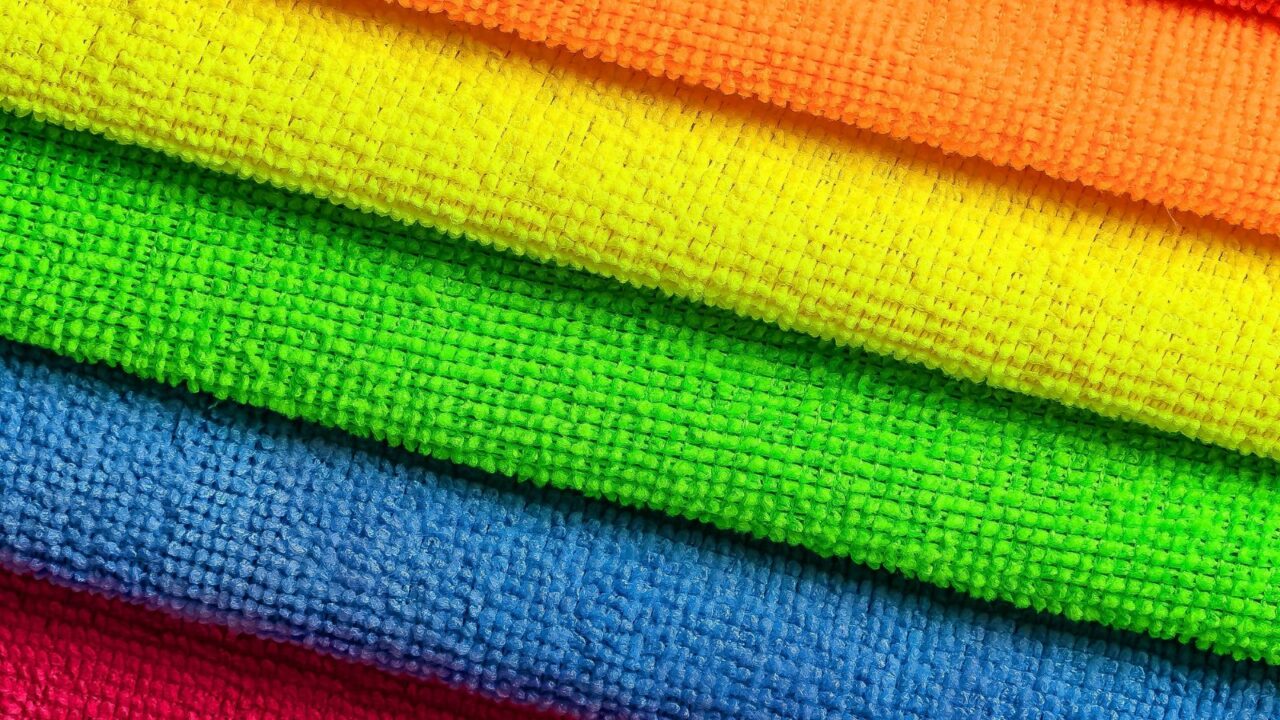 Colorful cloth strips