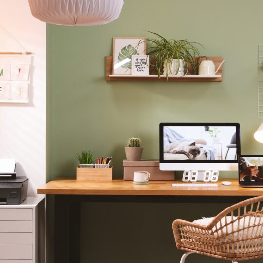 Create a Tech-Savvy Work Station at Home