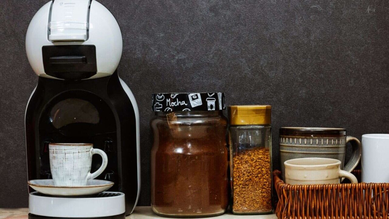 Espresso Coffee Bar at home.