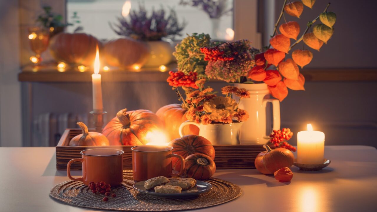 Fall-Themed Centerpiece